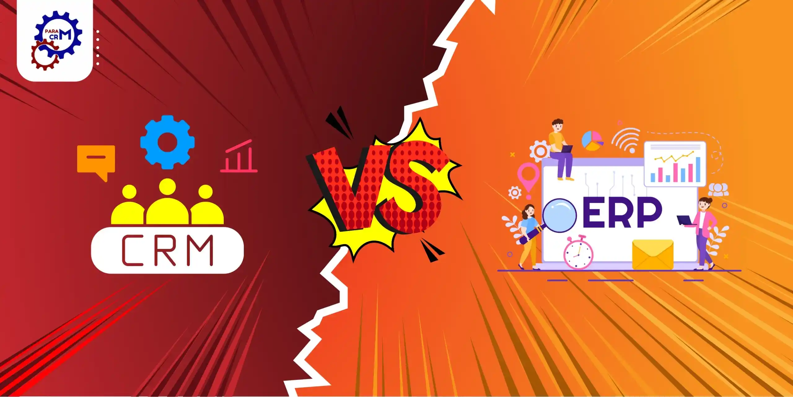 CRM vs ERP Smart Business Tools by ParamCRM Raipur