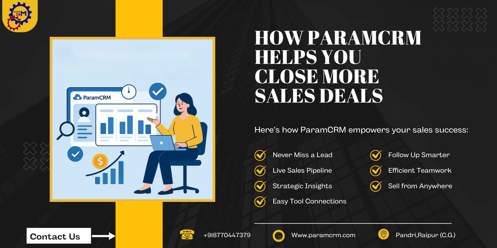 How ParamCRM Helps You Close More Sales Deals