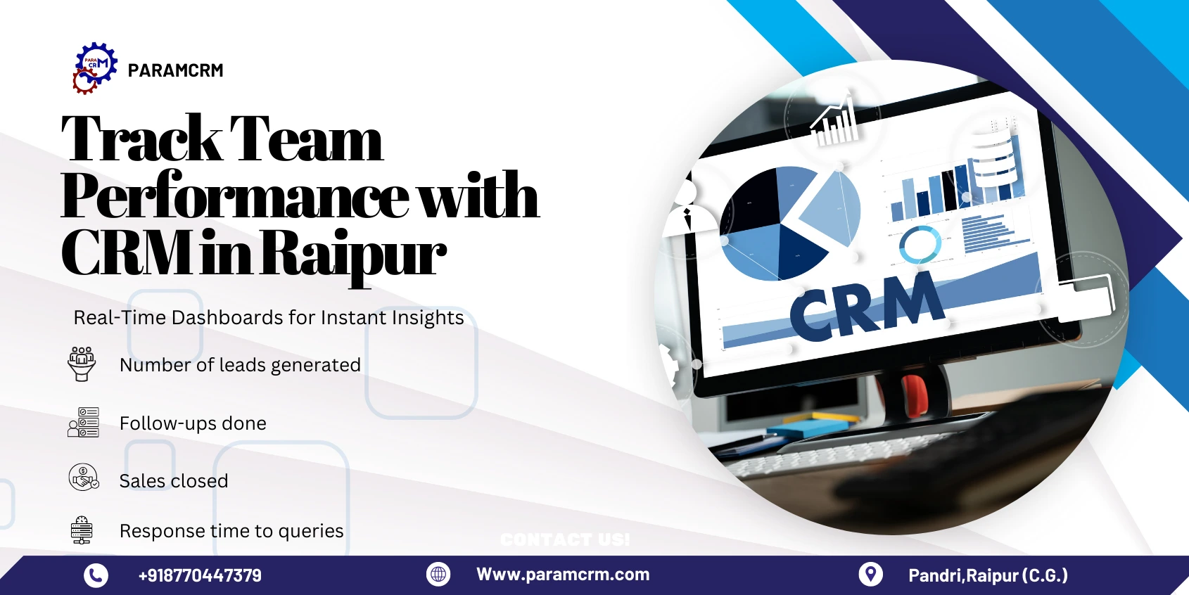 Track Team Performance with CRM in Raipur